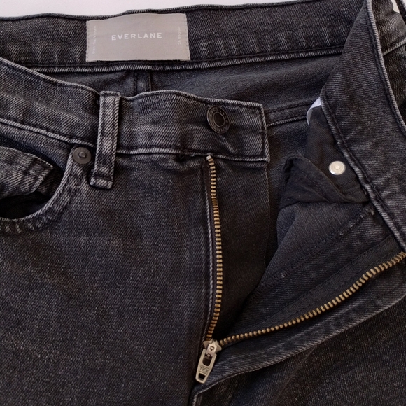 Everlane High Rise Jeans 26 Regular Gray Ankle Straight Leg Casual Normcore - Picture 3 of 10